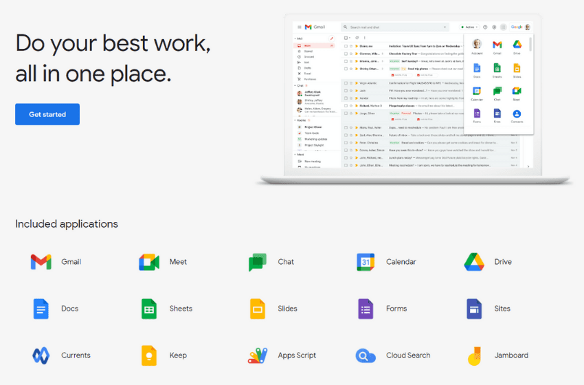 Google Workplace Applications